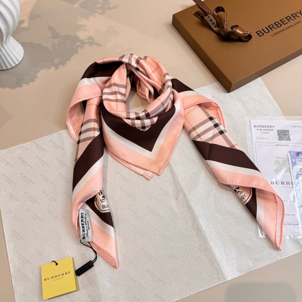 Burberry Silk Scarf - Picture 3 of 8
